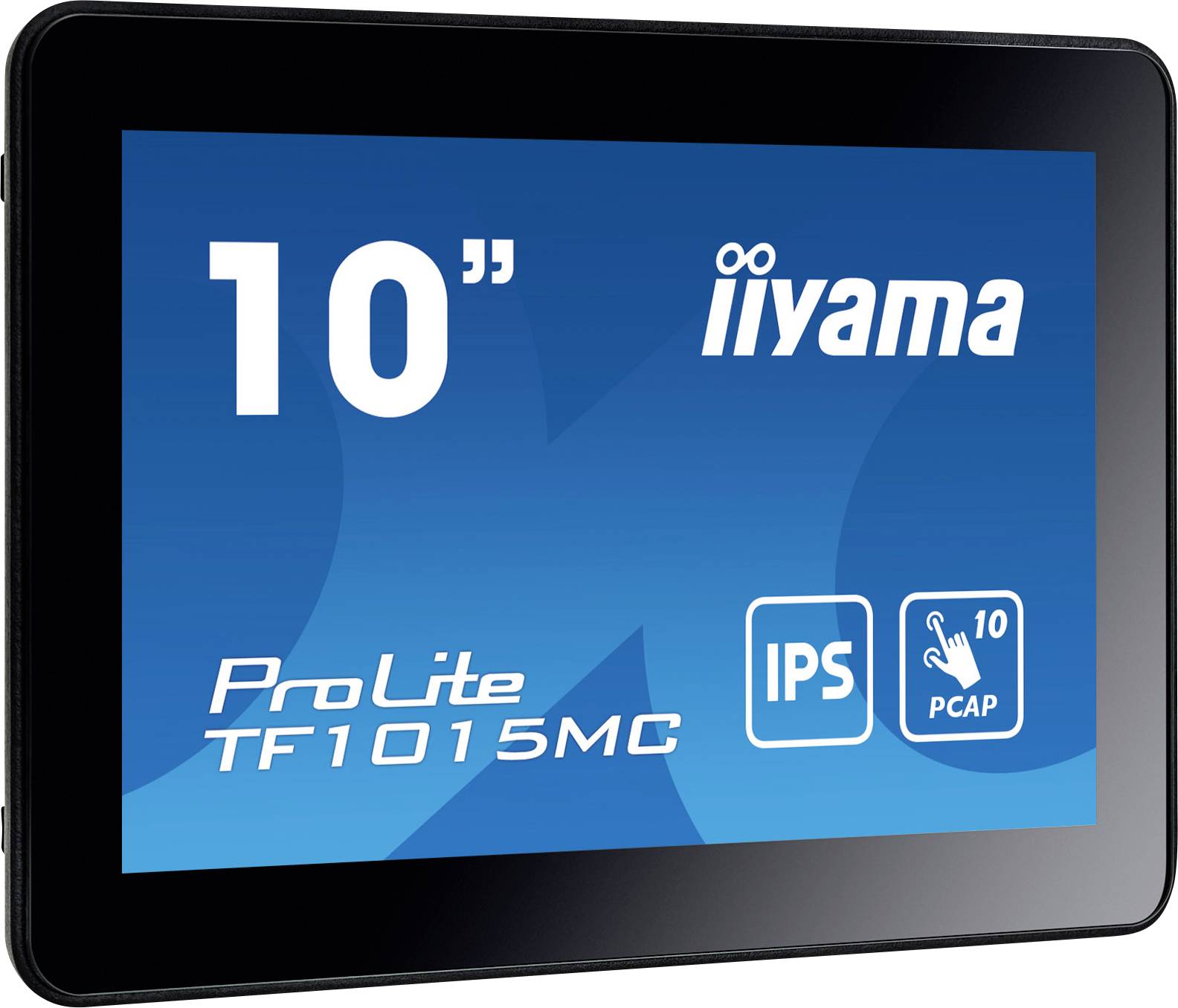 Iiyama ProLite TF1015MC-B3 Touchscreen-Monitor EEK: C (A - G) 25.7 cm (10.1 Zoll) 1280 x 800 Pixel 16:10 29 ms HDMI®, DisplayPort, VGA, Audio-Line-o