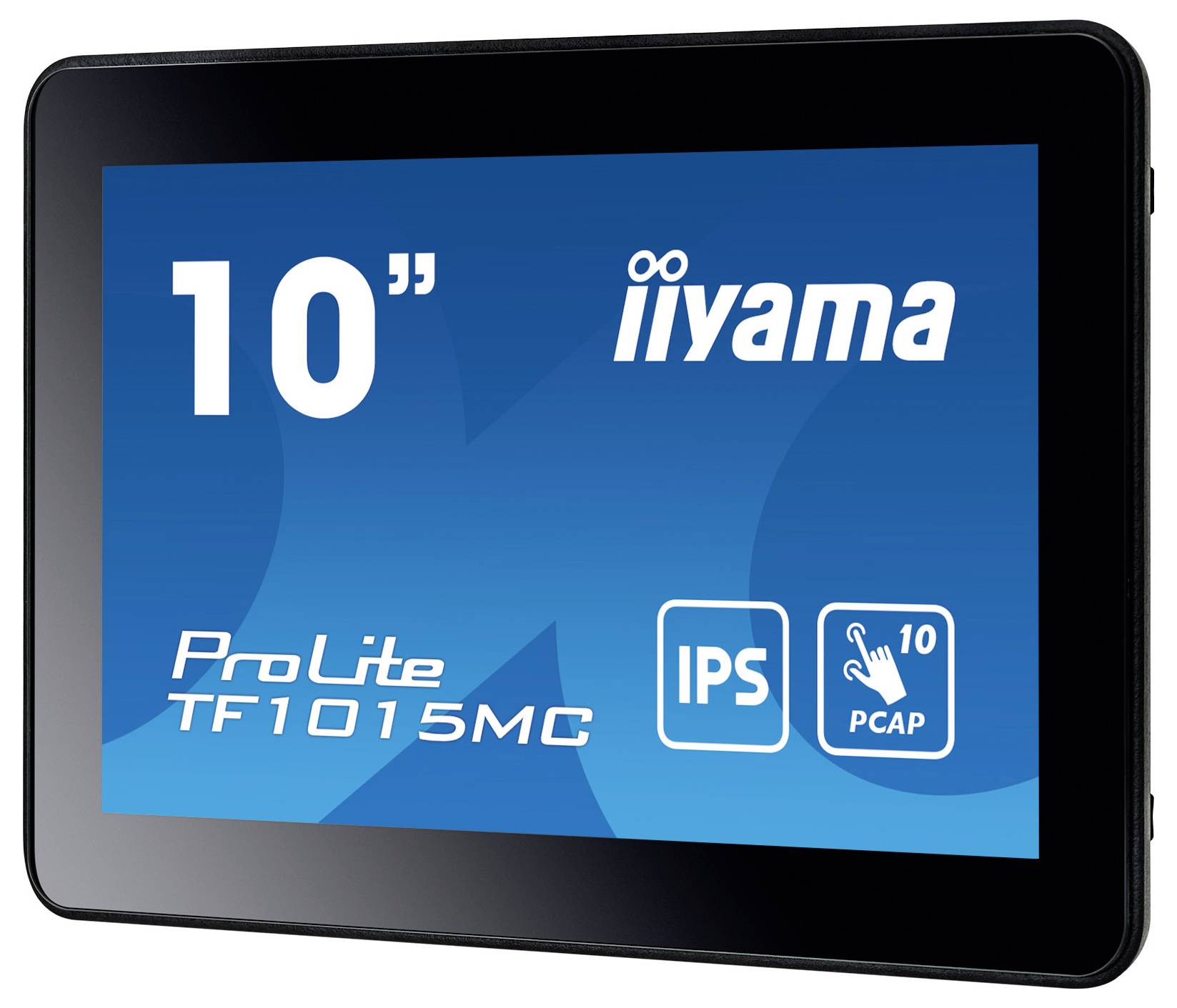 Iiyama ProLite TF1015MC-B3 Touchscreen-Monitor EEK: C (A - G) 25.7cm (10.1 Zoll) 1280 x 800 Pixel 16:10 29 ms HDMI®, DisplayPort