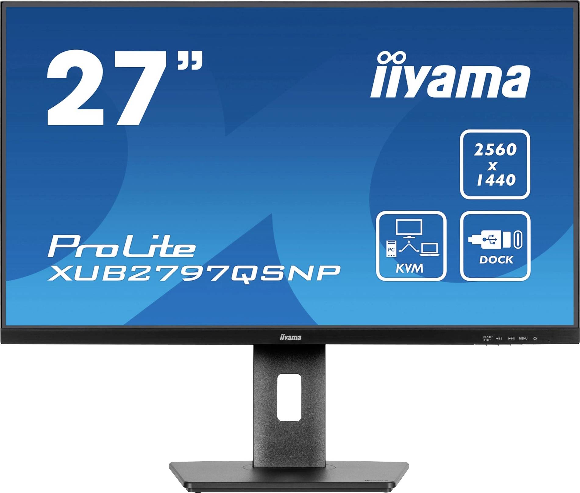 Iiyama ProLite XUB2797QSNP-B1 LCD-Monitor EEK E (A - G) 68.6 cm (27 Zoll) 2560 x 1440 Pixel 16:9 1