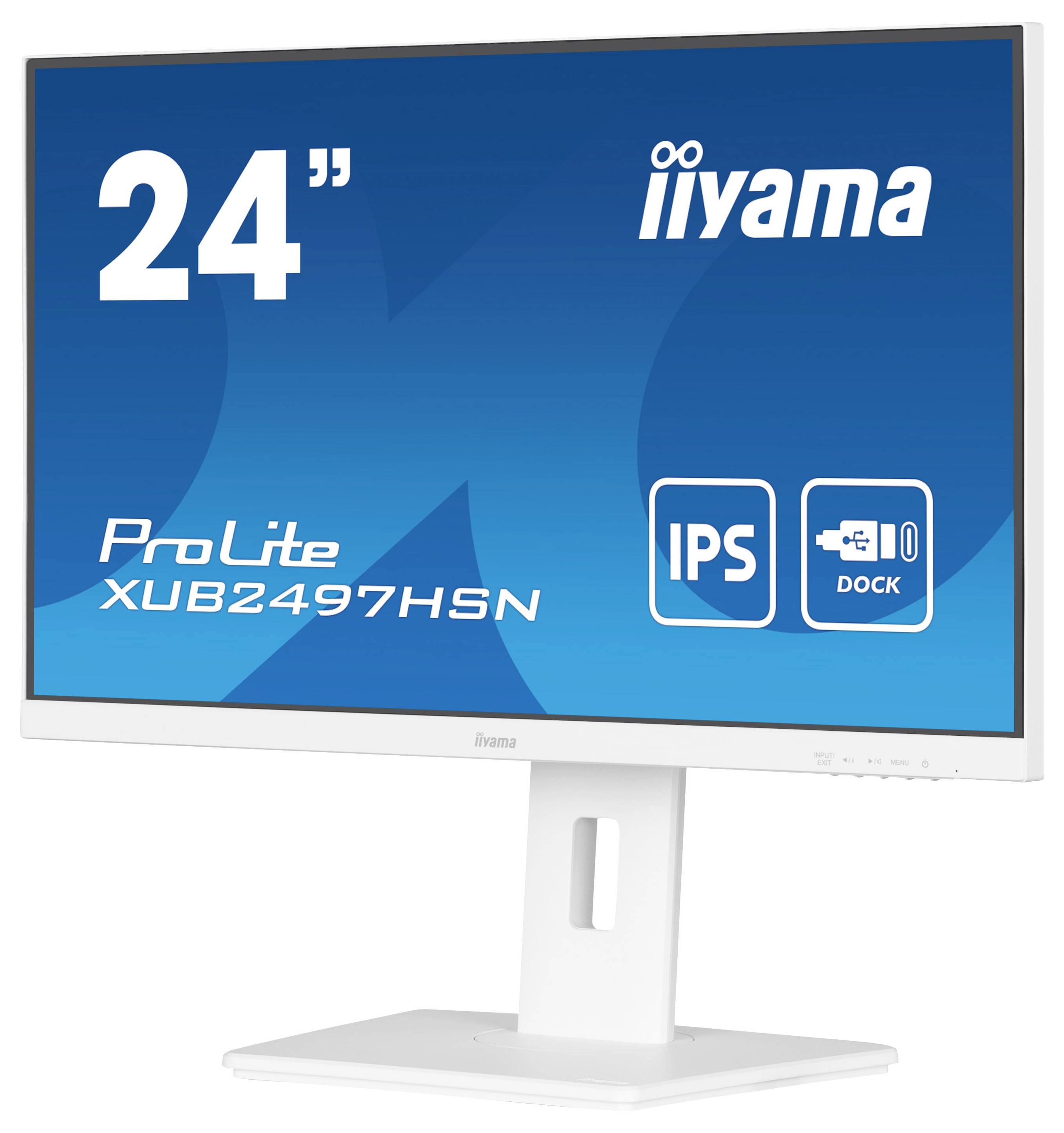 Iiyama ProLite XUB2497HSN-W1 LED-Monitor EEK E (A - G) 60.5 cm (23.8 Zoll) 1920 x 1080 Pixel 16:9 1 ms HDMI®, DisplayPort, Kopfhörer (3.5 mm Klink