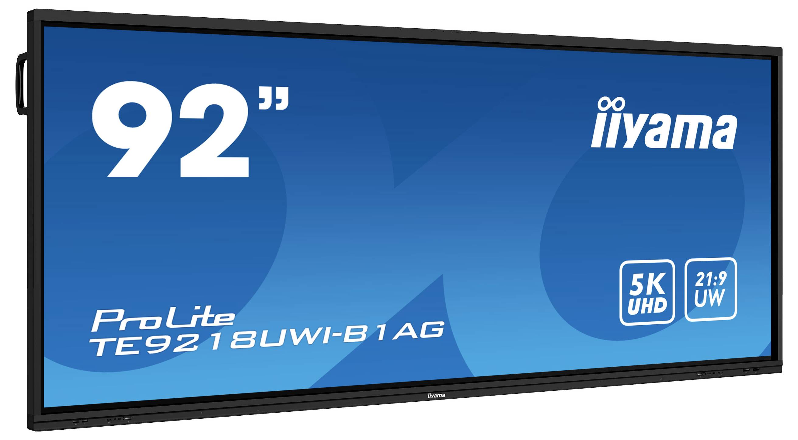 Interaktives Display iiyama ProLite TE9218UWI-B1AG, 92 Zoll, 5K UHD, 21:9 UltraWide.