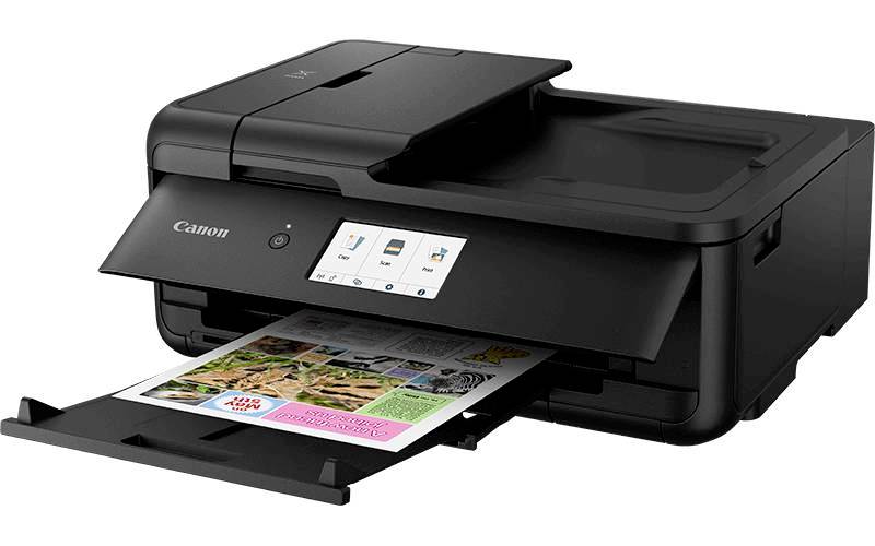 Canon PIXMA TS9550a Multifunktionsdrucker Tintenstrahl Farbe A4 Drucker, Scanner, Kopierer Duplex, LAN, USB, WLAN