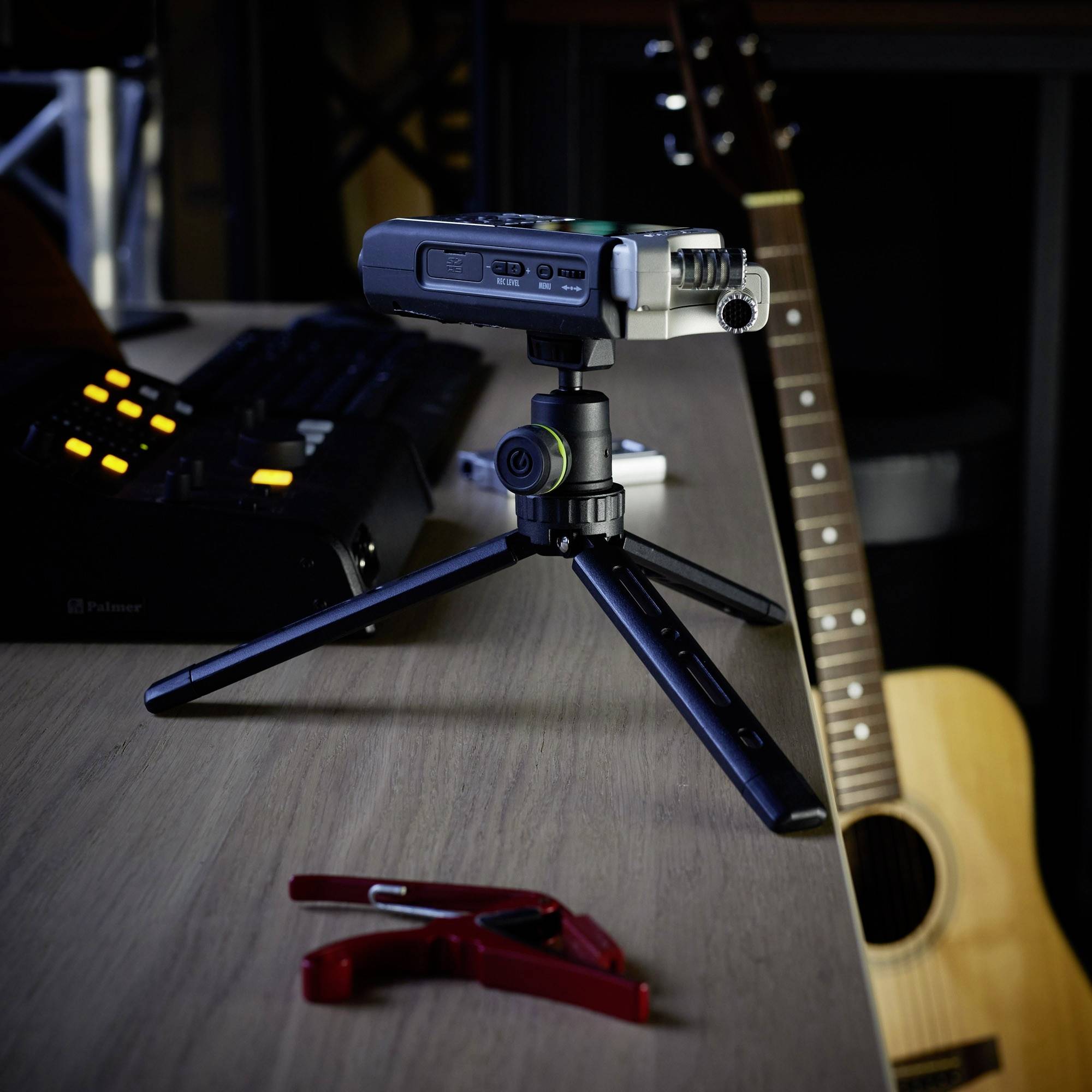 Gravity VS TRIPOD 01 B Tischstativ 1/4 Zoll Arbeitshöhe=85 - 215mm Schwarz Kugelkopf