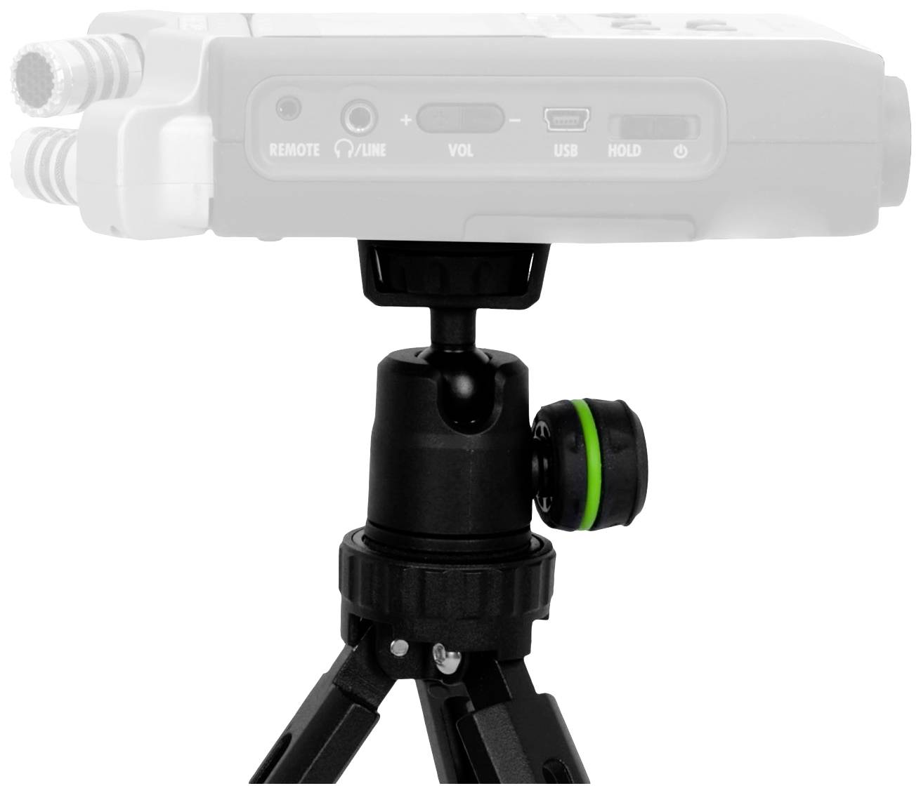 Gravity VS TRIPOD 01 B Tischstativ 1/4 Zoll Arbeitshöhe=85 - 215mm Schwarz Kugelkopf