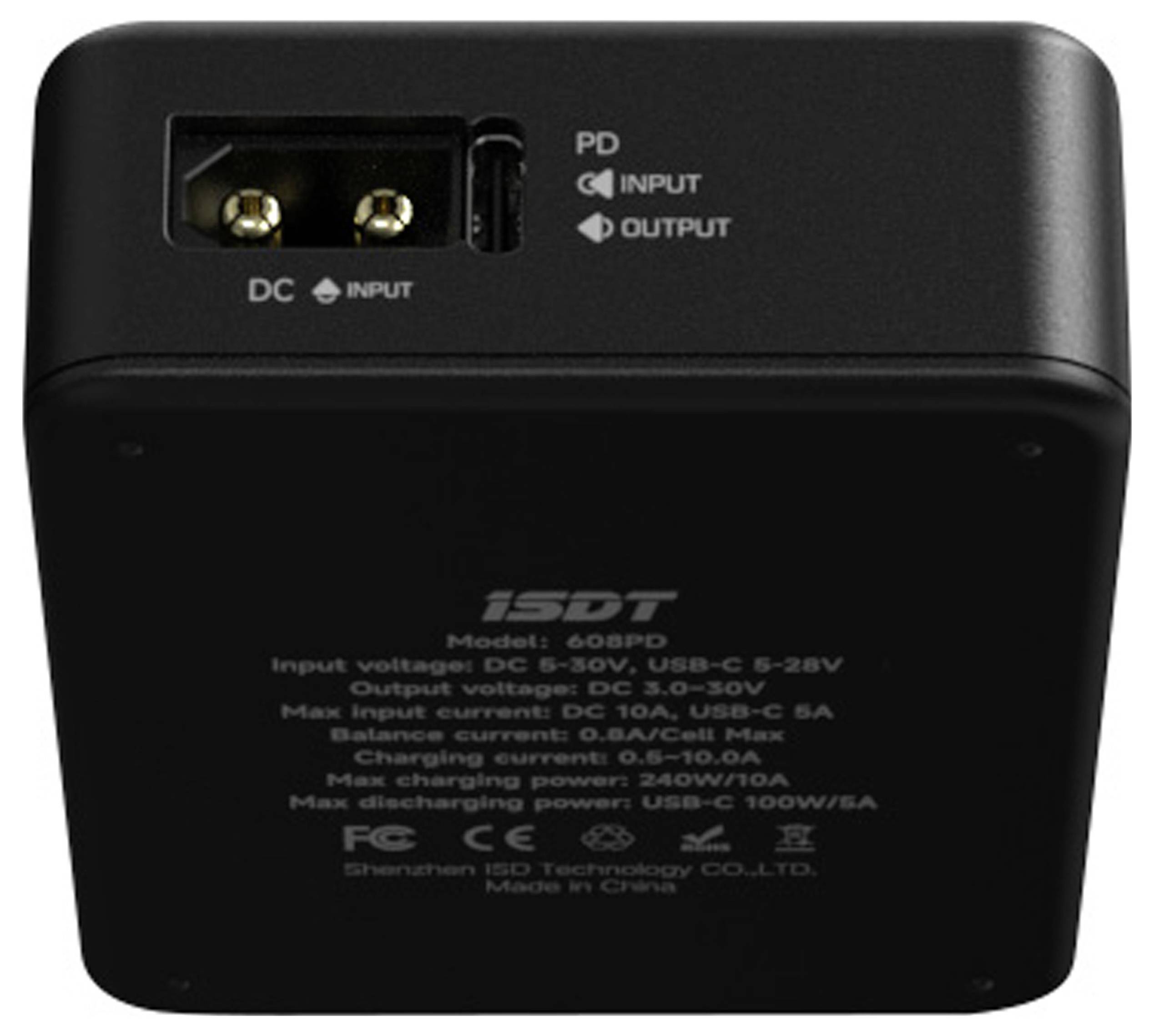 ISDT 608PD Smart Modellbau-Multifunktionsladegerät 10A LiFePO, LiPo, LiHV, NiMH Entladefunktion, Grafische Anzeige, Ladestrom