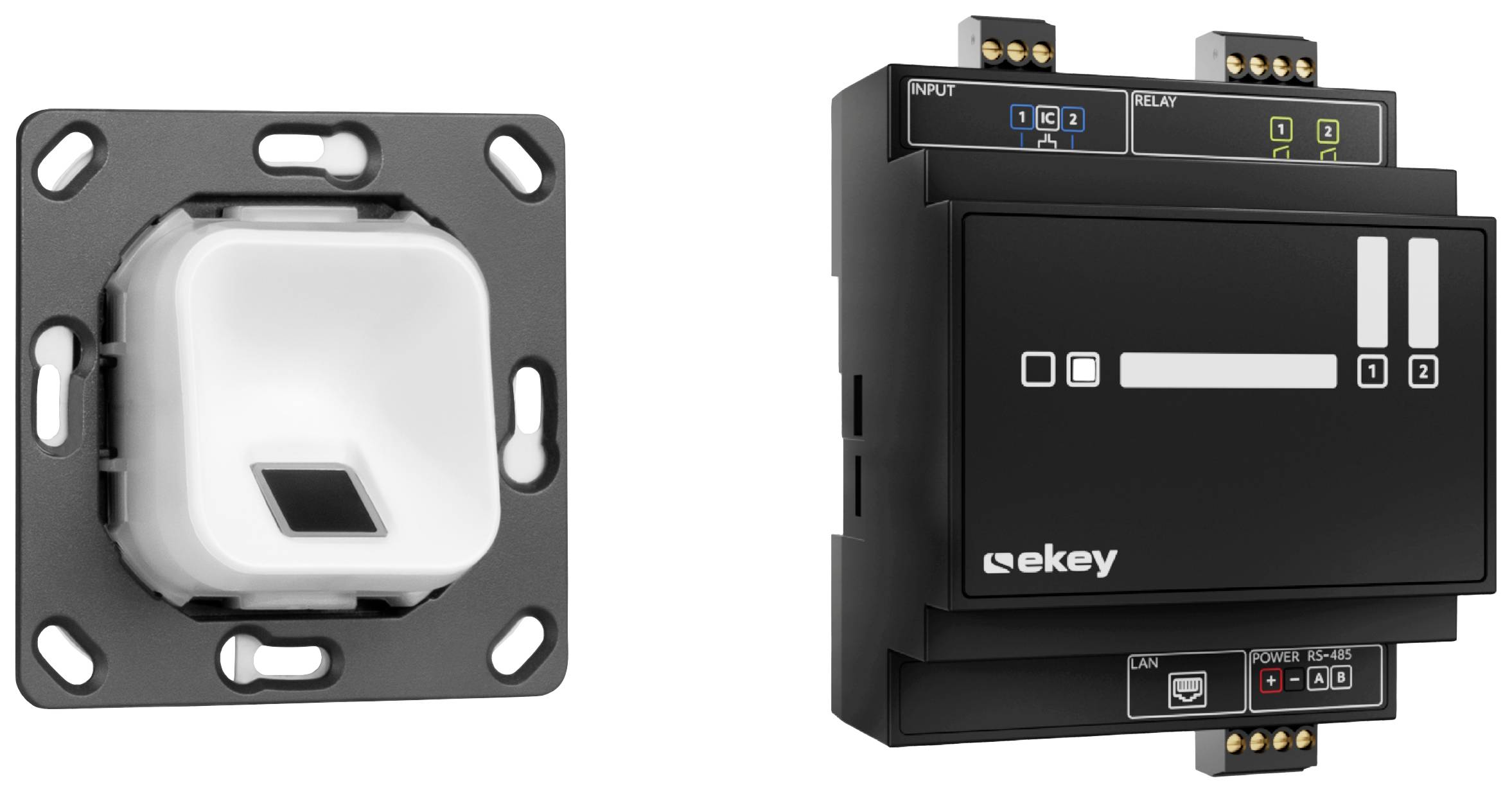 EKEY 203751 Fingerprint Zugangssystem Unterputz IP54 Bluetooth-fähig