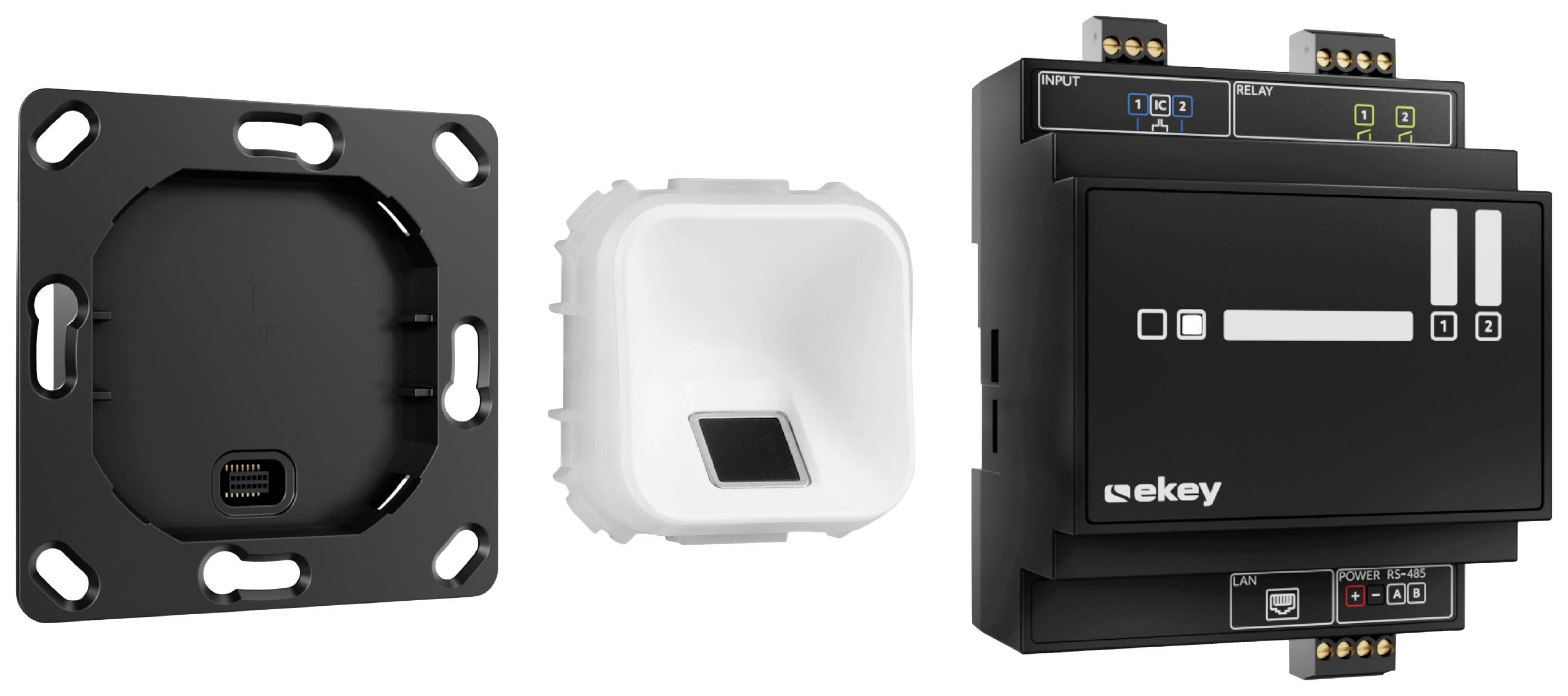 EKEY 203751 Fingerprint Zugangssystem Unterputz IP54 Bluetooth-fähig