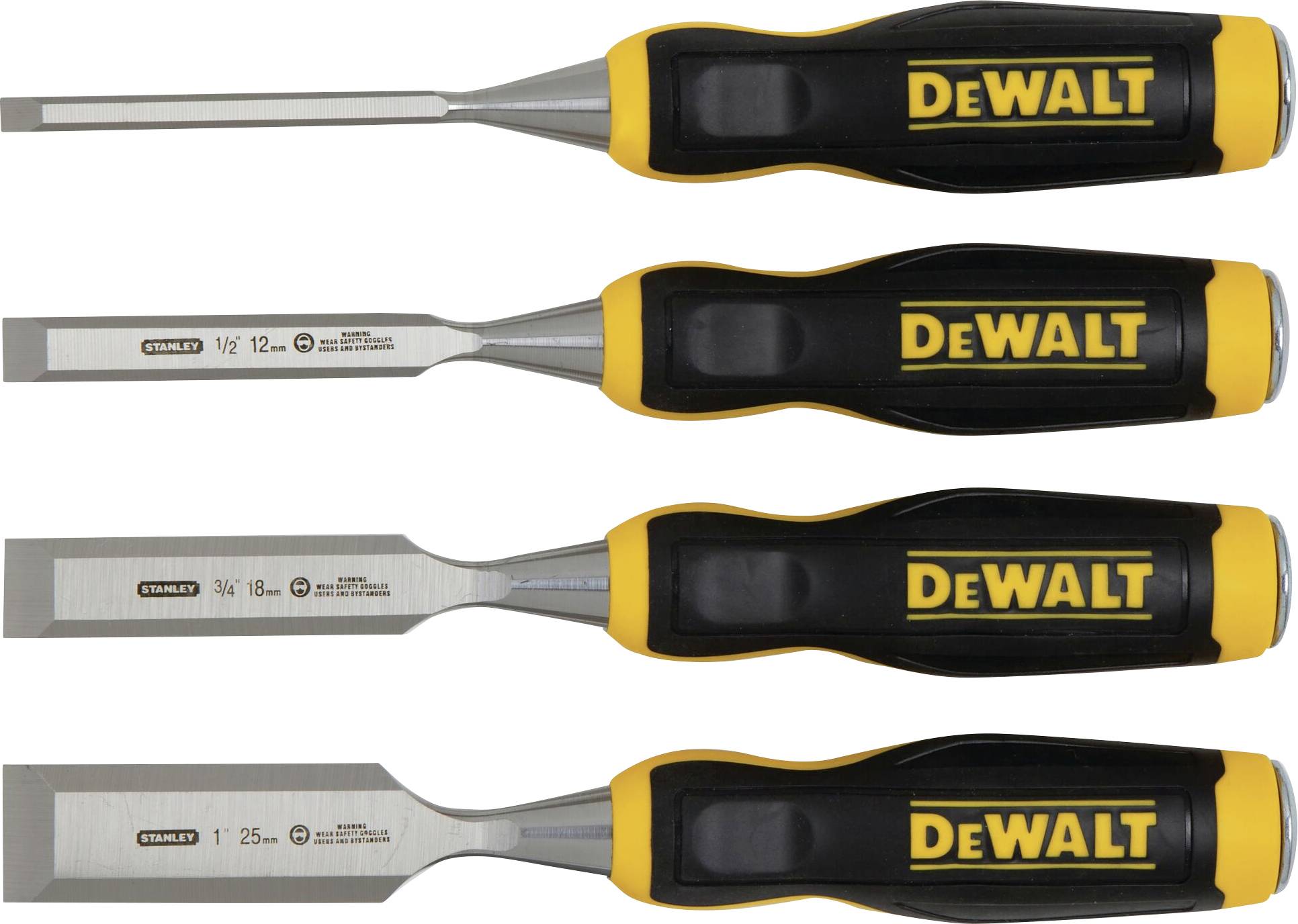 DEWALT Stechbeitel-Set 4-tlg. 6, 12, 18, 25 mm DWHT0-16063