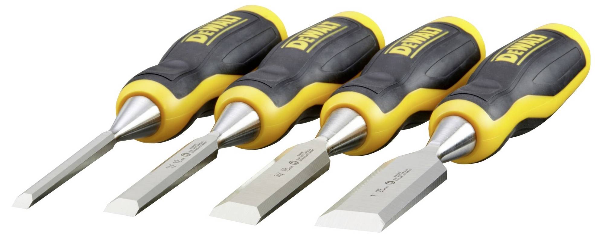 DEWALT Stechbeitel-Set 4-tlg. 6, 12, 18, 25mm DWHT0-16063