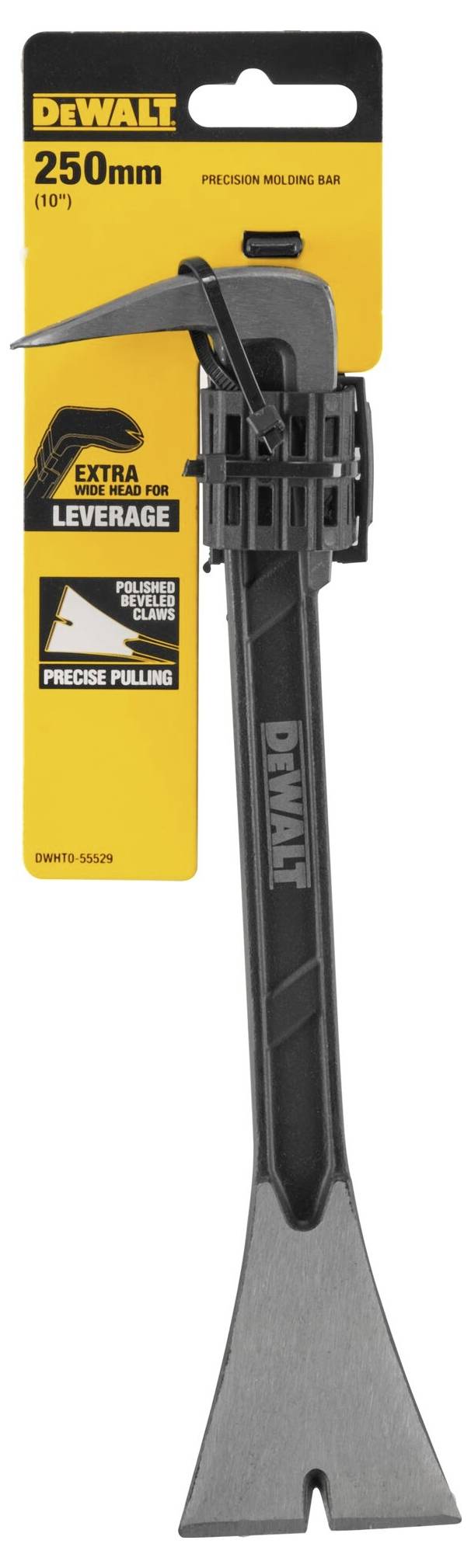 DEWALT Präzisionseisen 254mm flaches Klauenende DWHT0-55529