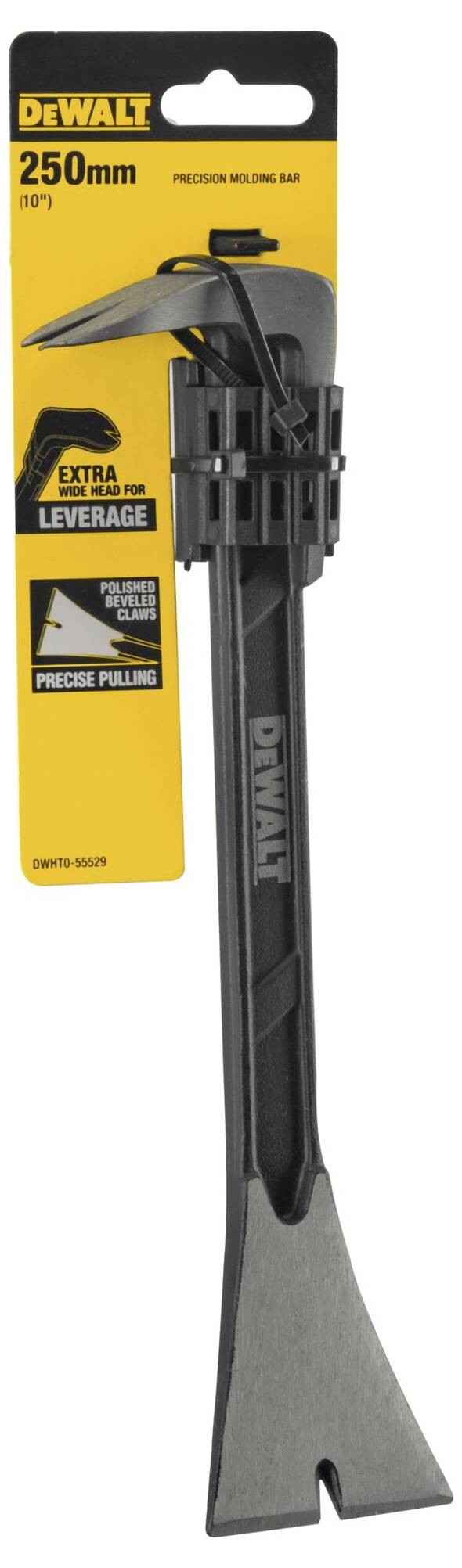 DEWALT Präzisionseisen 254mm flaches Klauenende DWHT0-55529