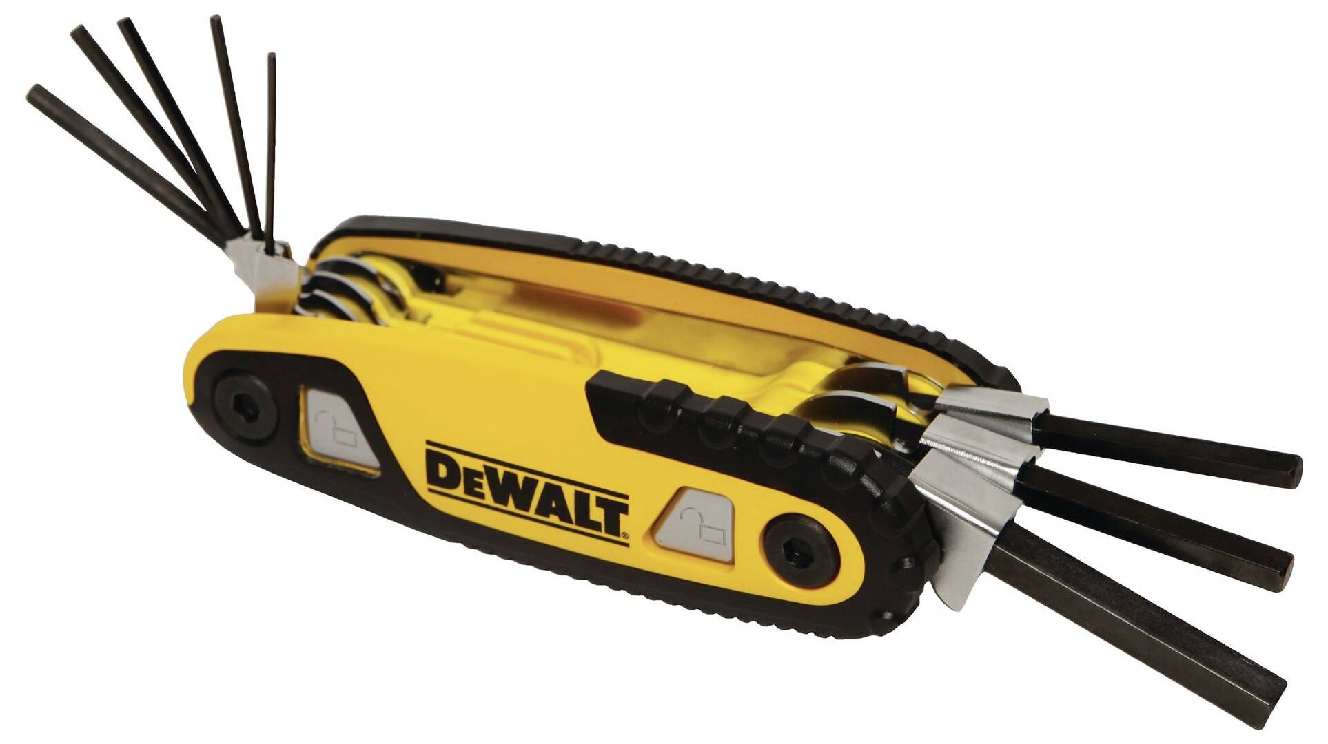 DEWALT Innen-Sechskant Winkelschraubendreher-Set 1.5 mm, 2 mm, 2.5 mm, 3 mm, 4 mm, 5 mm, 6 mm, 8mm
