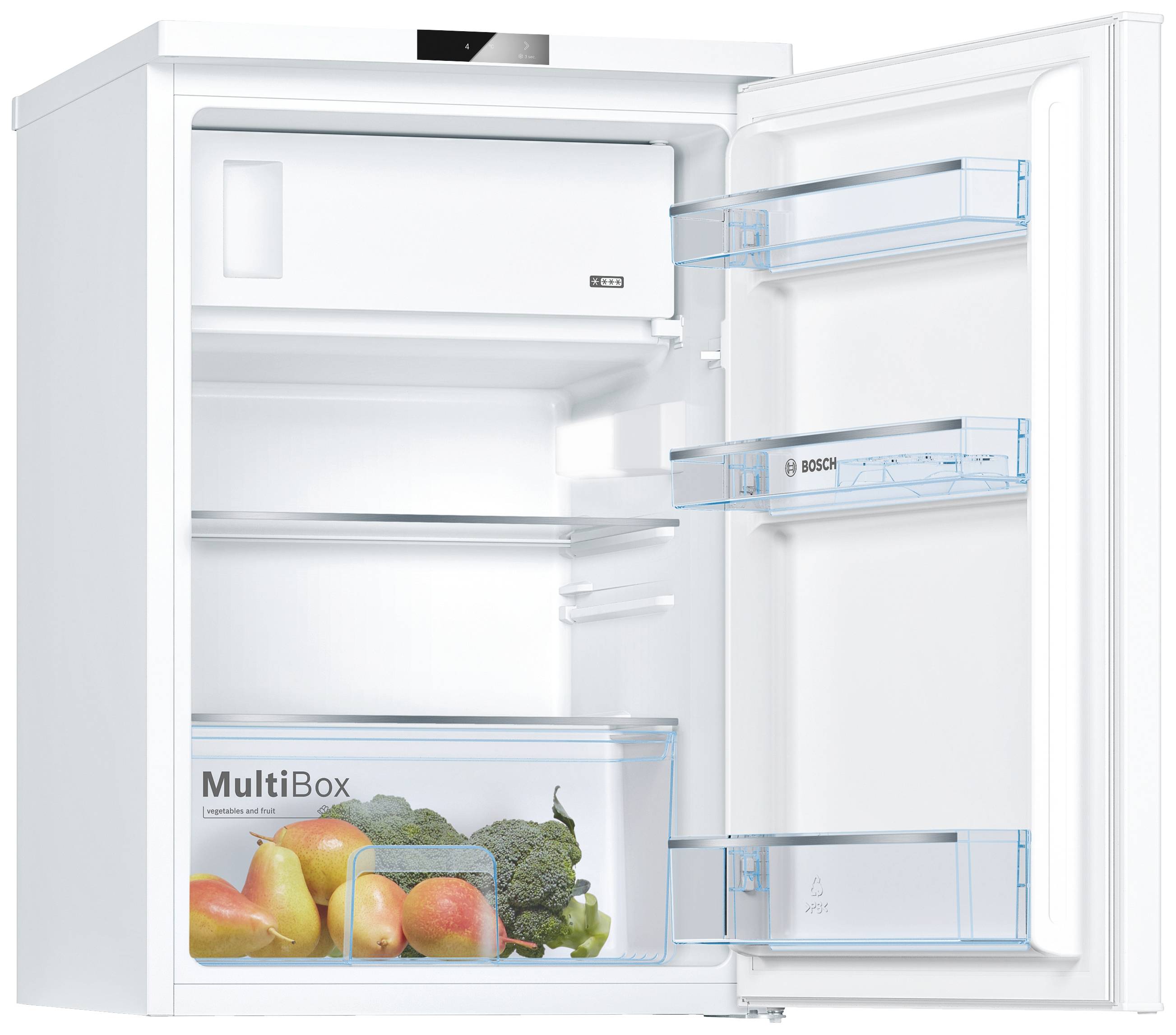 Bosch KTL15NWEB Kühlschrank EEK: E (A - G) 120 l Standgerät Weiß