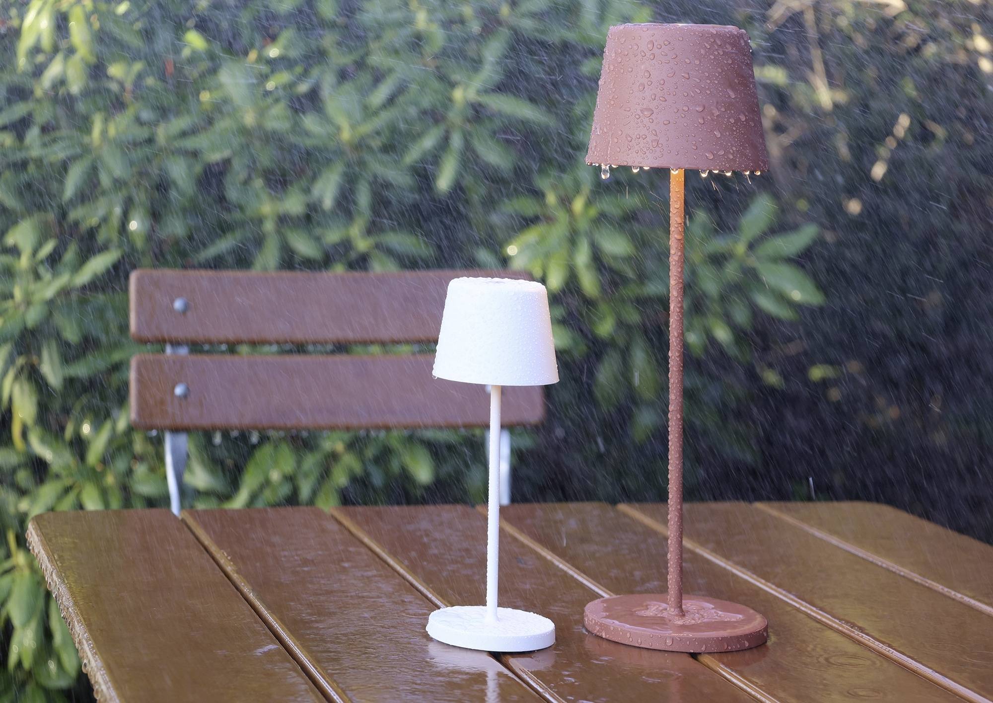 Deko Light 620194 Canis LED-Akku-Tischlampe 3.5W Warmweiß Beige