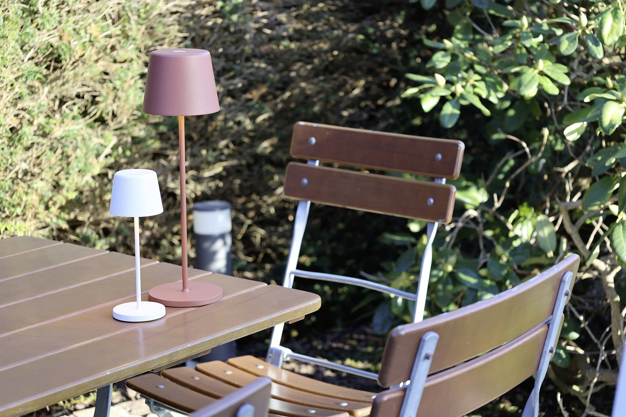 Deko Light 620201 Canis LED-Akku-Tischlampe 3.5W Warmweiß Grau