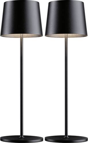 Paulmann 4064161334714 Gilo LED-Akku-Tischlampe 2.8 W Schwarz (matt)