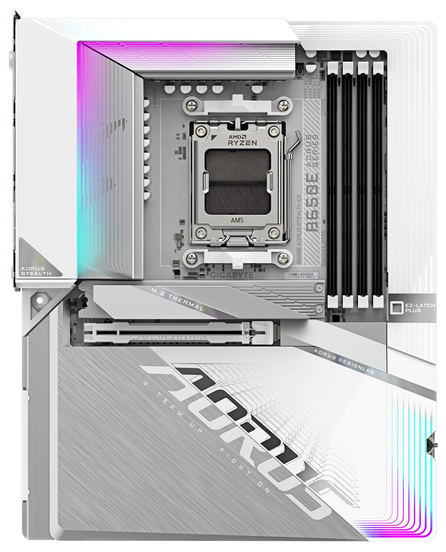 Gigabyte B650E A STEALTH ICE Mainboard Formfaktor (Details) ATX Mainboard-Chipsatz AMD® B650