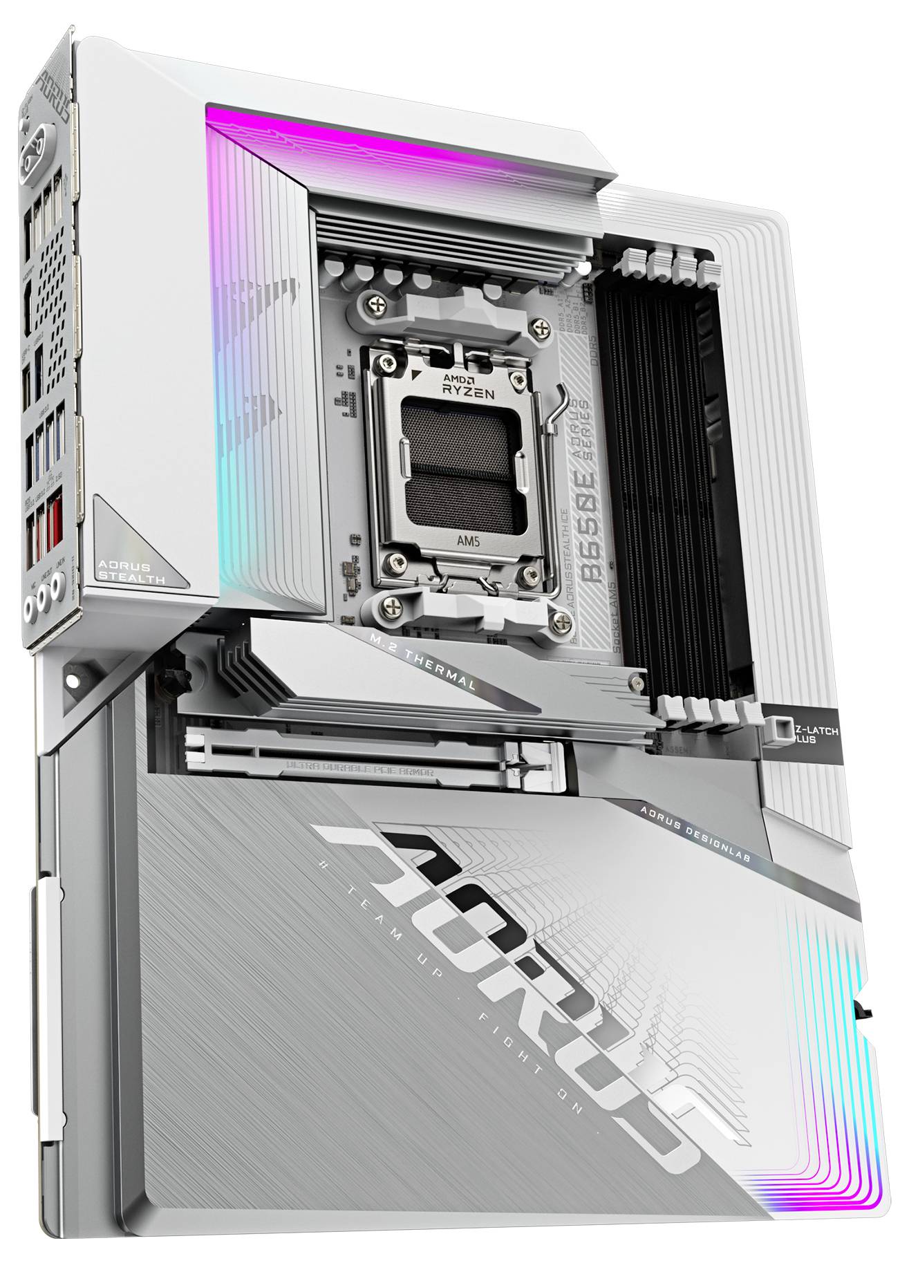Gigabyte B650E A STEALTH ICE Mainboard Formfaktor (Details) ATX Mainboard-Chipsatz AMD® B650