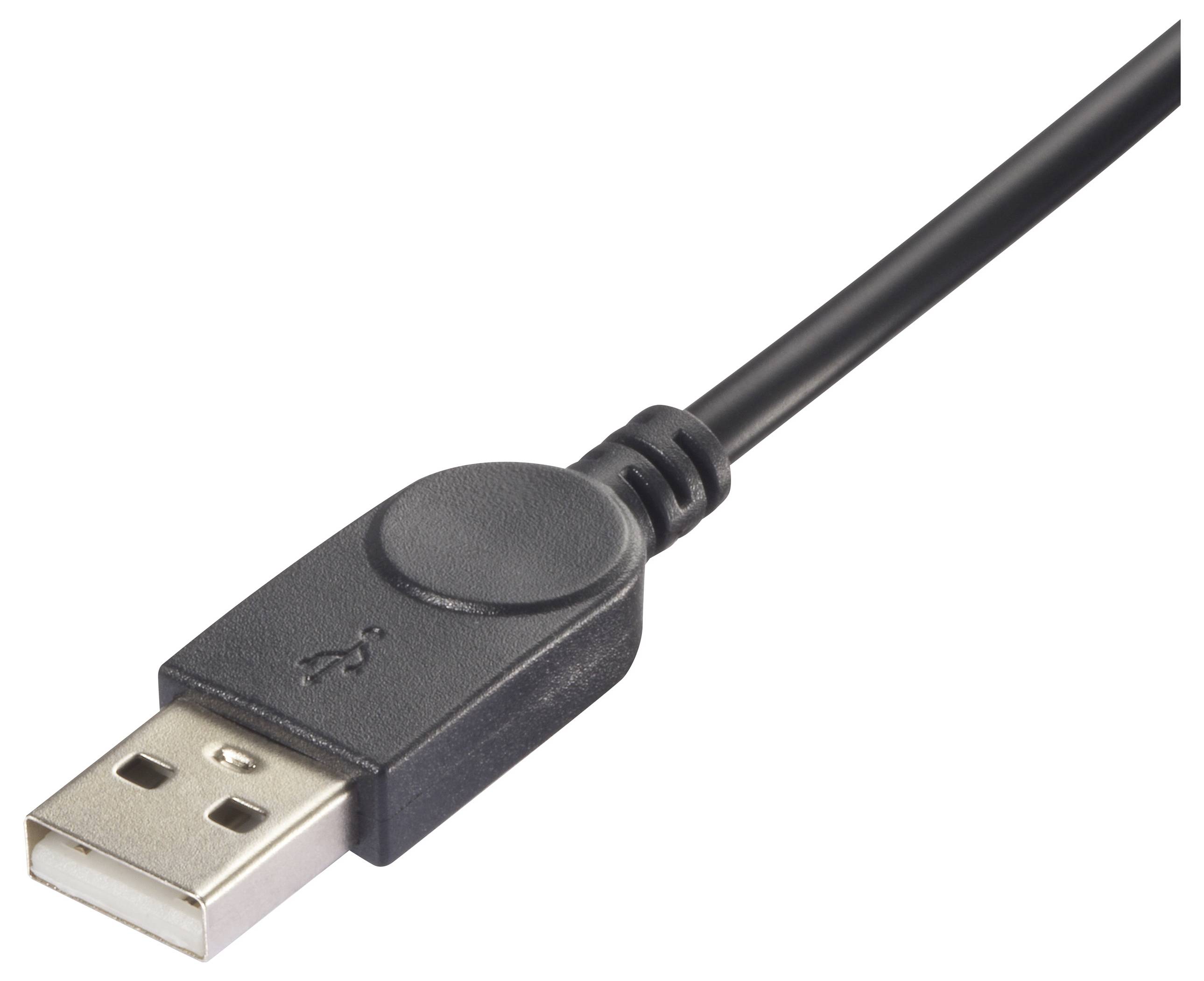 Renkforce USB 2.0 Adapterkabel [1x USB 2.0 Stecker A - 1x Klemmanschluss] RF-6443966 30cm PVC-Mantel