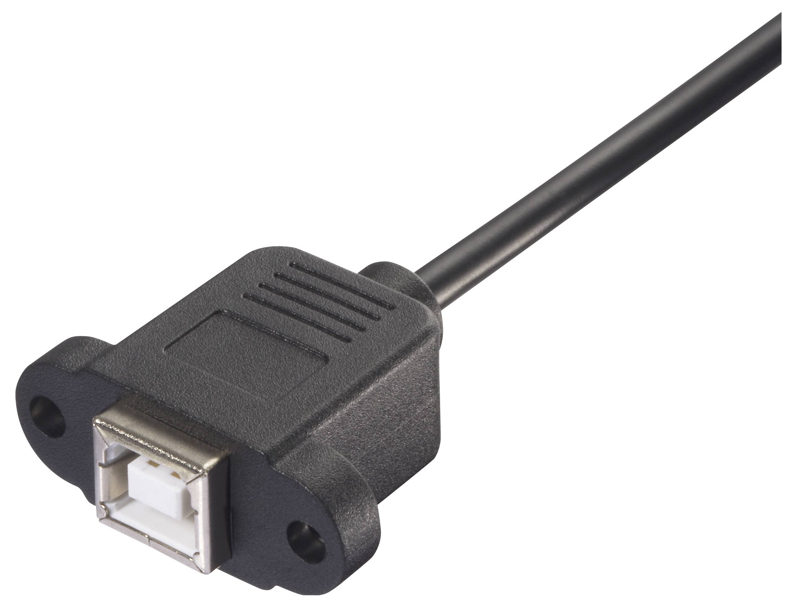 Renkforce USB 2.0 Adapterkabel [1x USB 2.0 Buchse B - 1x Klemmanschluss] RF-6443972 30cm PVC-Mantel