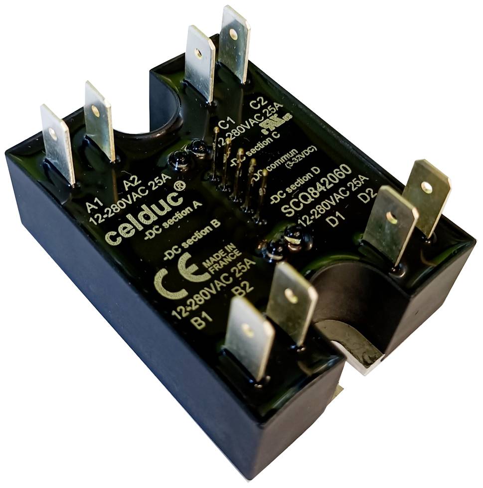 Celduc Halbleiterrelais SCQ842060 20A Schaltspannung (max.): 280 V/AC
