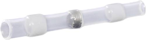 TRU COMPONENTS TC-12888416 Stoßverbinder mit Schrumpfschlauch 0.25 mm² 0.34 mm² Vollisoliert Weiß
