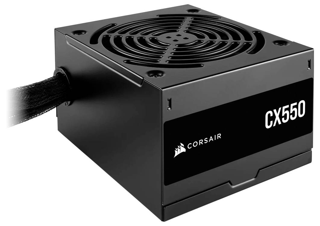 Corsair CX Series CX550, 550 W, 100 - 240 V, 47 - 63 Hz, 10 - 5 A, 130 W, 624 W