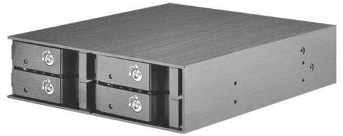 Silverstone SST-FS204B Festplatten-Wechselrahmen SATA I, SATA II, SATA III