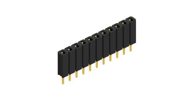 Fischer Elektronik Buchsenleiste (Standard) Anzahl Reihen: 1 10025432 10St.