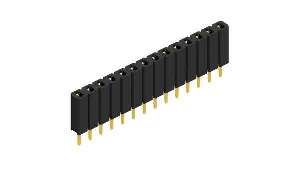 Fischer Elektronik Buchsenleiste (Standard) Anzahl Reihen: 1 10025439 10St.