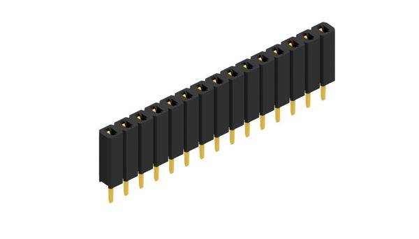 Fischer Elektronik Buchsenleiste (Standard) Anzahl Reihen: 1 10025441 10St.