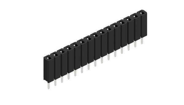 Fischer Elektronik Buchsenleiste (Standard) Anzahl Reihen: 1 10025442 10St.