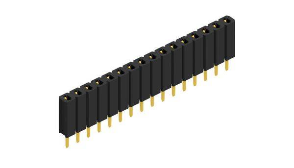 Fischer Elektronik Buchsenleiste (Standard) Anzahl Reihen: 1 10025443 10St.