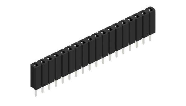 Fischer Elektronik Buchsenleiste (Standard) Anzahl Reihen: 1 10025449 10St.