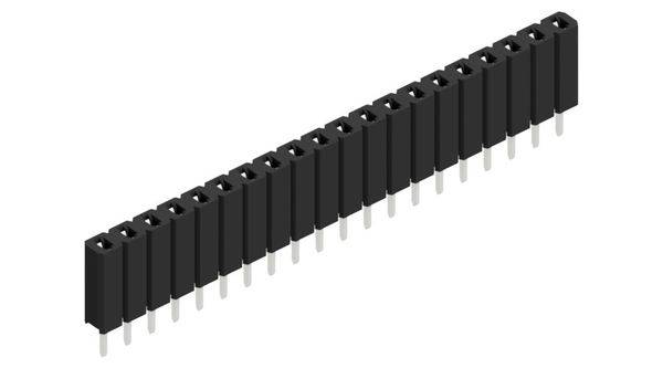 Fischer Elektronik Buchsenleiste (Standard) Anzahl Reihen: 1 10025454 10St.