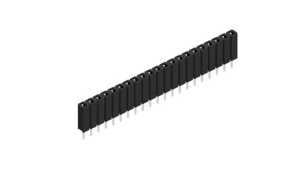 Fischer Elektronik Buchsenleiste (Standard) Anzahl Reihen: 1 10025456 10St.