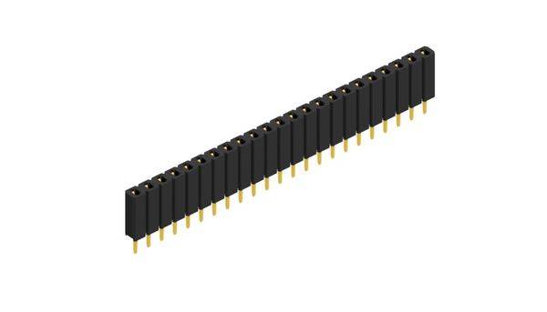 Fischer Elektronik Buchsenleiste (Standard) Anzahl Reihen: 1 10025459 10St.