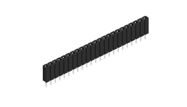 Fischer Elektronik Buchsenleiste (Standard) Anzahl Reihen: 1 10025460 10St.