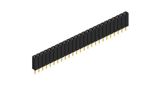Fischer Elektronik Buchsenleiste (Standard) Anzahl Reihen: 1 10025463 10St.