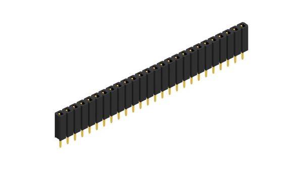 Fischer Elektronik Buchsenleiste (Standard) Anzahl Reihen: 1 10025465 10St.