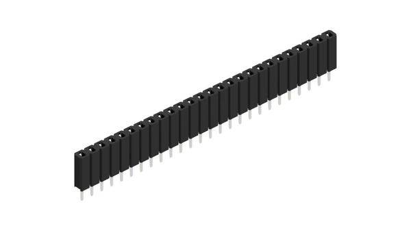 Fischer Elektronik Buchsenleiste (Standard) Anzahl Reihen: 1 10025466 10St.