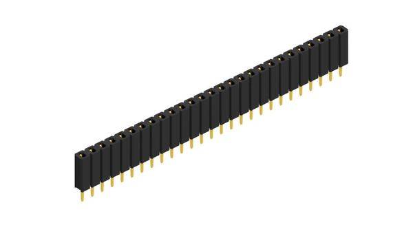 Fischer Elektronik Buchsenleiste (Standard) Anzahl Reihen: 1 10025467 10St.