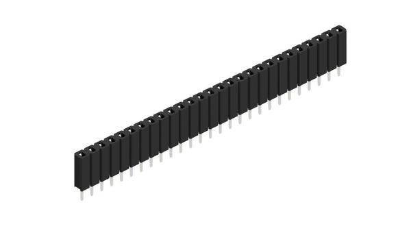 Fischer Elektronik Buchsenleiste (Standard) Anzahl Reihen: 1 10025468 10St.