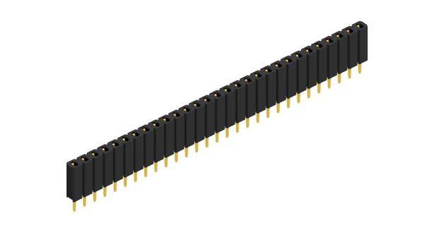 Fischer Elektronik Buchsenleiste (Standard) Anzahl Reihen: 1 10025471 10St.