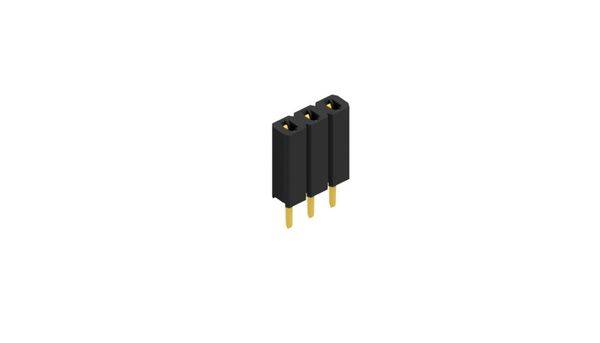 Fischer Elektronik Buchsenleiste (Standard) Anzahl Reihen: 1 10025412 10St.