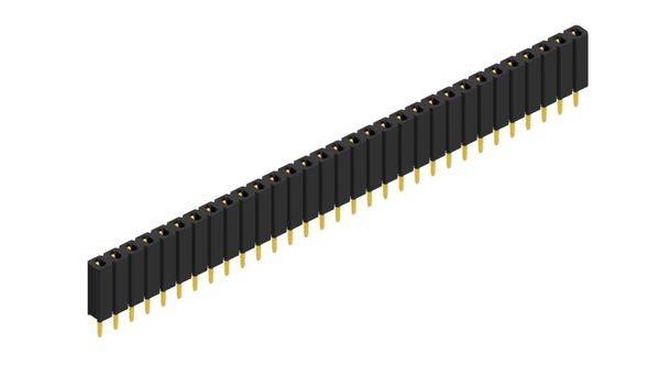 Fischer Elektronik Buchsenleiste (Standard) Anzahl Reihen: 1 10025475 10St.