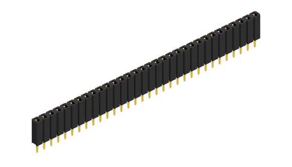 Fischer Elektronik Buchsenleiste (Standard) Anzahl Reihen: 1 10025477 10St.