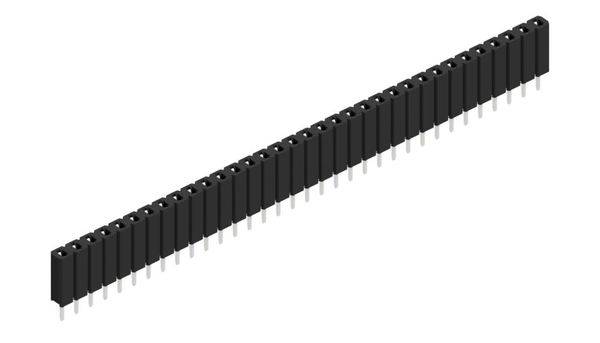 Fischer Elektronik Buchsenleiste (Standard) Anzahl Reihen: 1 10025482 10St.