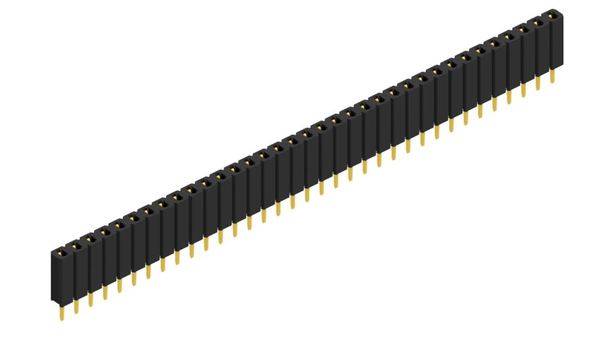 Fischer Elektronik Buchsenleiste (Standard) Anzahl Reihen: 1 10025483 10St.