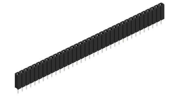 Fischer Elektronik Buchsenleiste (Standard) Anzahl Reihen: 1 10025484 10St.